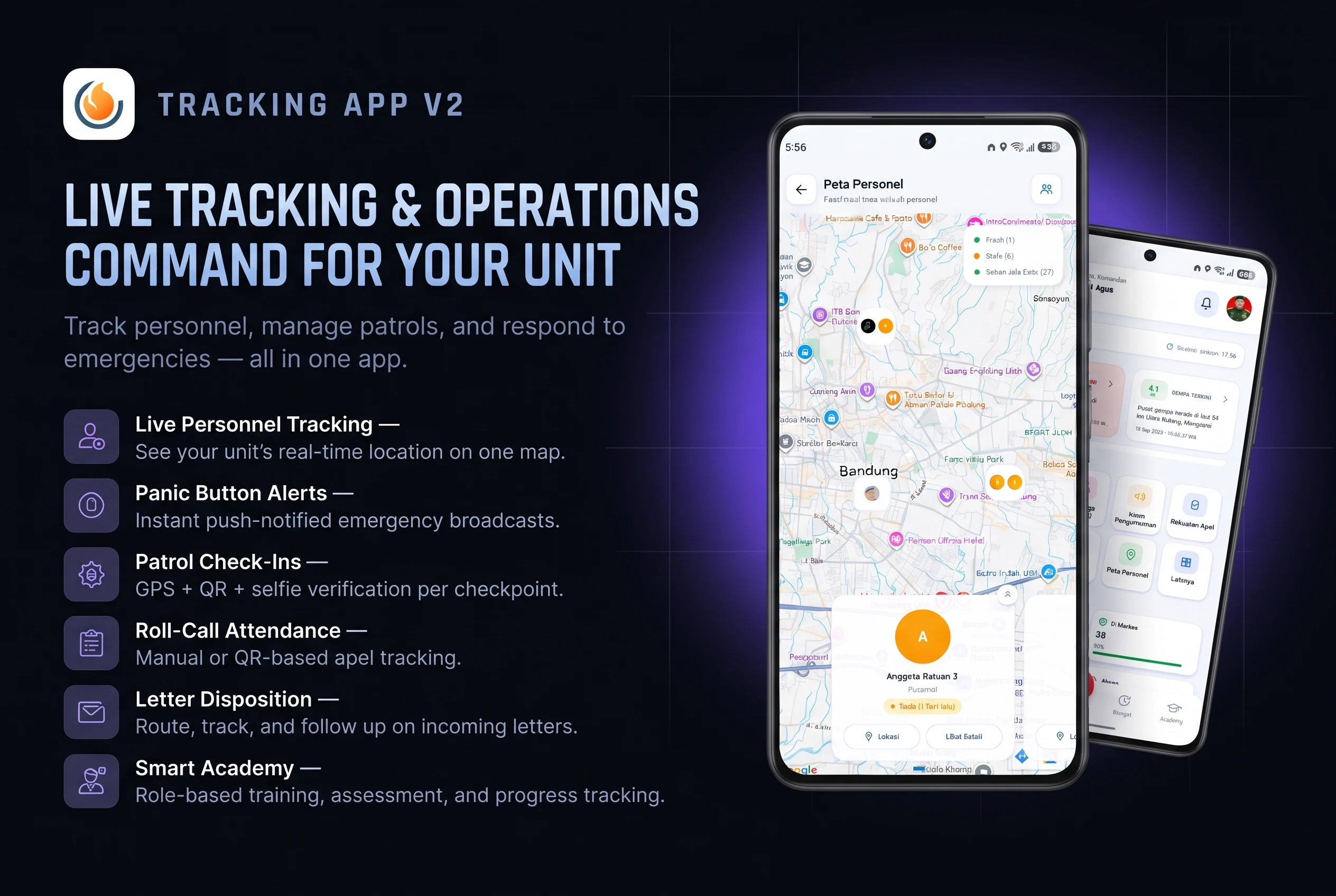 Tracking App v2 preview