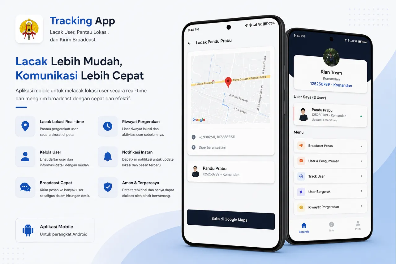 Tracking App preview