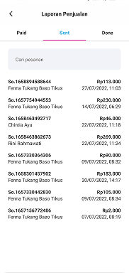 Sales report